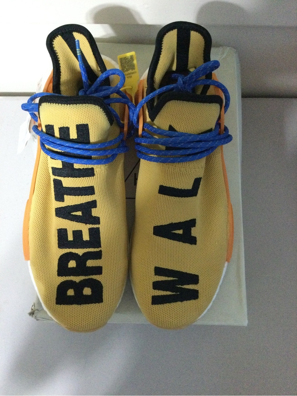 adidas PW Human Race NMD mensYellow Athletic Shoes - Picture 4 of 5